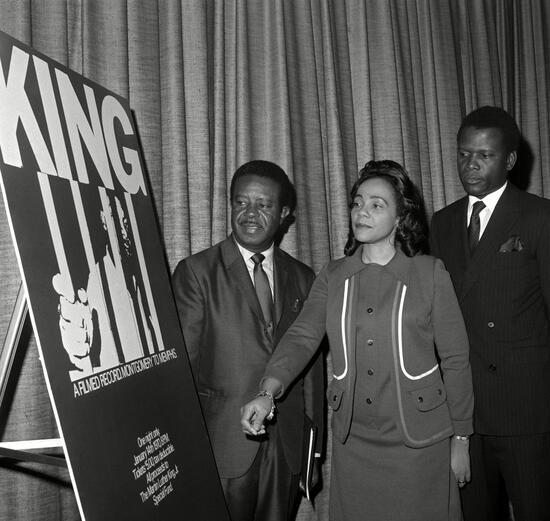 image of Mrs. King Authorizes the First Major Documentary Film about Her Husband's Life and Work