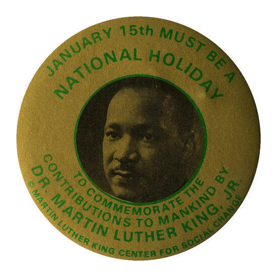image of The First Federal Holiday for Martin Luther King Jr.