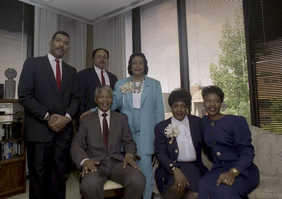 image of Nelson Mandela Visits Atlanta and The King Center