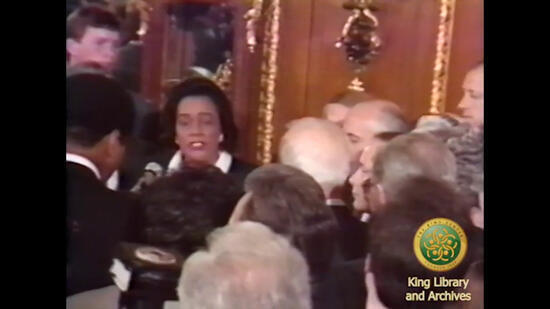 image of The King Center awards the Martin Luther King, Jr. Nonviolent Peace Prize to Mikhail Gorbachev
